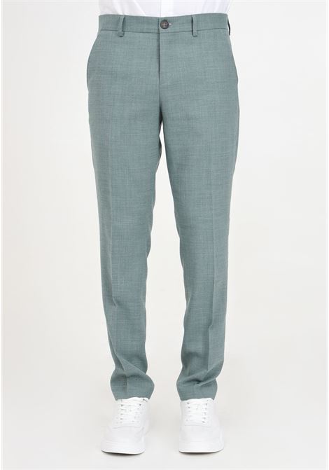 Elegant green trousers for men SELECTED HOMME | 16087871Light Green Melange
